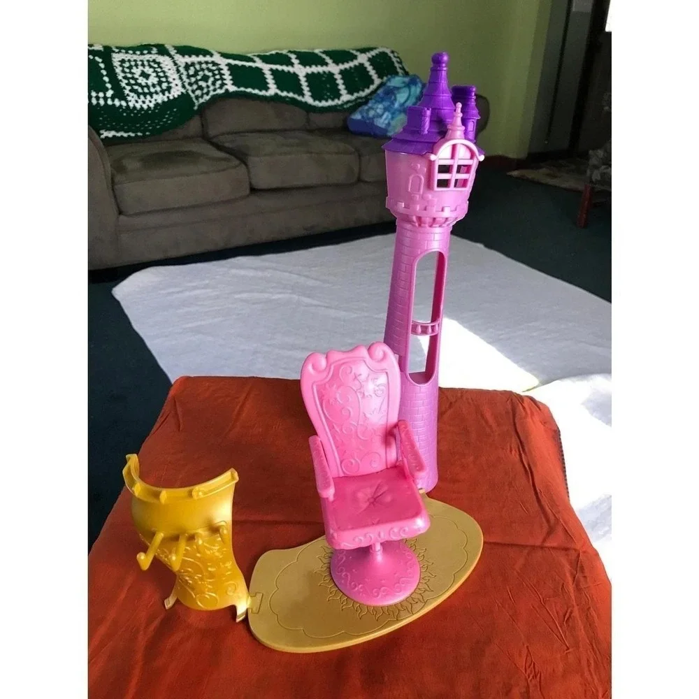 Mattel Disney Princess Rapunzel Hair Salon VANITY BARBIE SIZE Replacement Parts